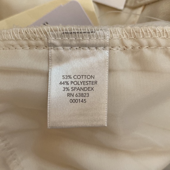 Christopher & Banks 6P cream perfect pants - Picture 6 of 6